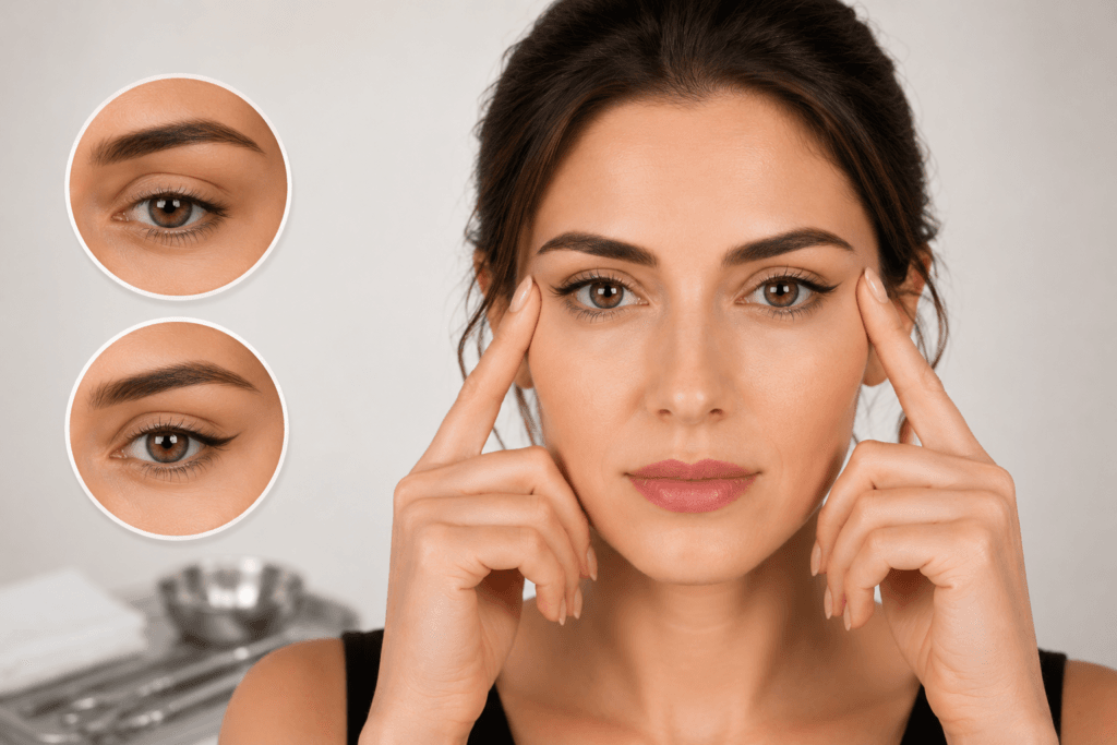 Canthopexy and canthoplasty